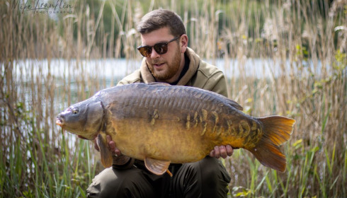 A 37 lb carp from Golden Carp Lake, Apr 2024