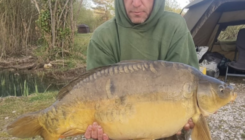 A 26 lb fish from Golden Carp Lake, Apr 2025