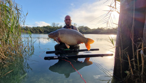 A 47 lb 9 oz fish from Golden Carp Lake, Mirror, Nov 2023