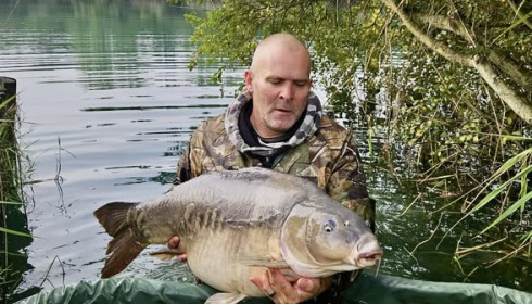 A carp from Golden Carp Lake, Nov 2024