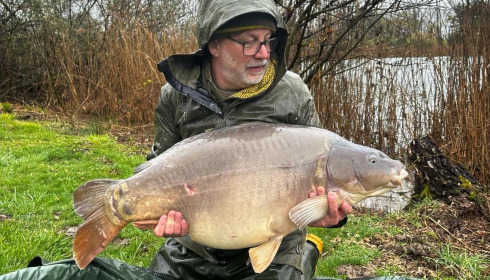 A carp from Golden Carp Lake, Apr 2024
