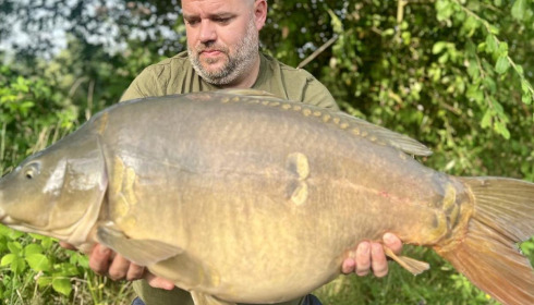 A carp from Golden Carp Lake, Aug 2025