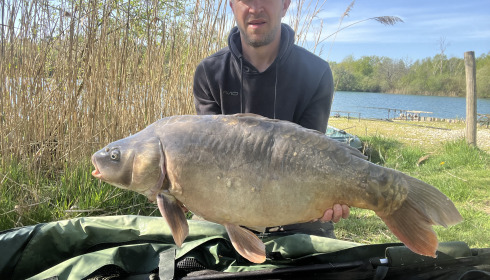 A 24 lb 6 oz fish from Golden Carp Lake, Apr 2025