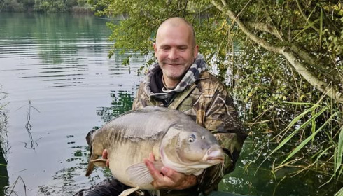 A carp from Golden Carp Lake, Nov 2024