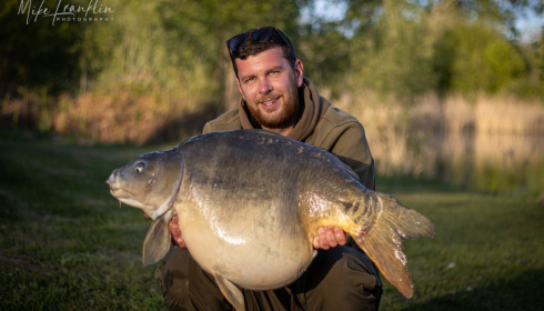 A 44 lb carp from Golden Carp Lake, Apr 2024