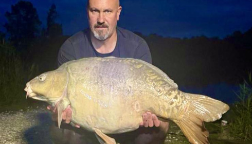 A carp from Golden Carp Lake, Sep 2025