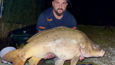 A carp from Golden Carp Lake, Jul 2024