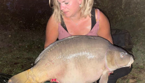 A carp from Golden Carp Lake, Aug 2023