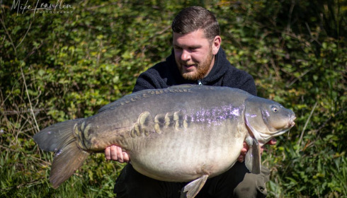 A 49 lb carp from Golden Carp Lake, Apr 2024