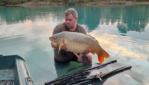 A 39 lb 11 oz fish from Golden Carp Lake, Common, Nov 2023