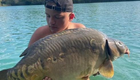 A carp from Golden Carp Lake, Aug 2023
