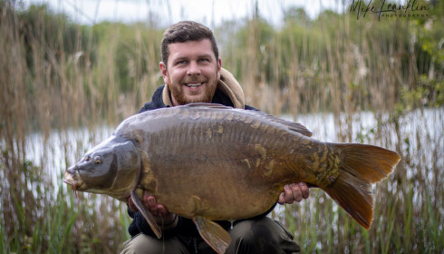 A 37 lb carp from Golden Carp Lake, Apr 2024
