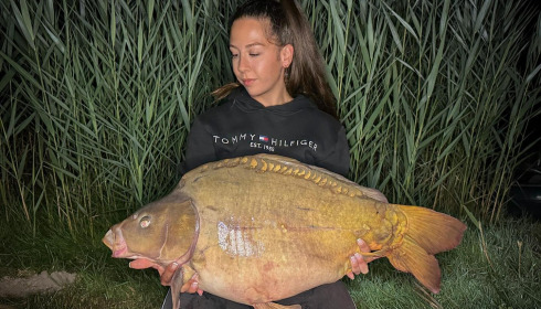 A carp from Golden Carp Lake, Jul 2024