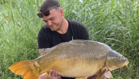 A carp from Golden Carp Lake, Jul 2025
