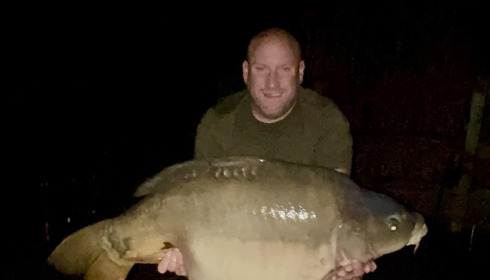 A carp from Golden Carp Lake, Apr 2024