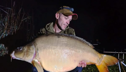 A carp from Golden Carp Lake, Oct 2024