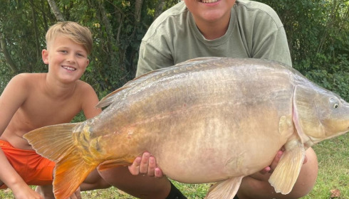 A carp from Golden Carp Lake, Aug 2023