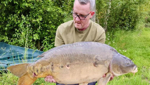 A carp from Golden Carp Lake, Jun 2024