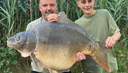 A carp from Golden Carp Lake, Aug 2025