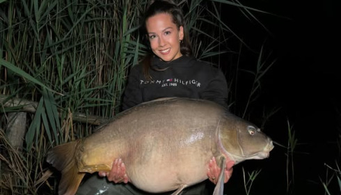 A carp from Golden Carp Lake, Jul 2024