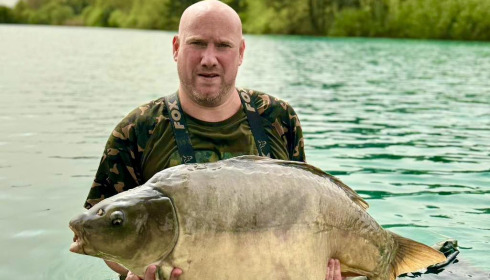 A carp from Golden Carp Lake, Apr 2024