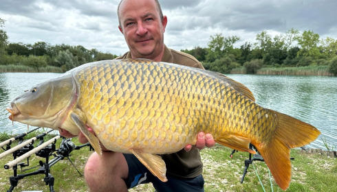 A 28 lb 12 oz fish from Golden Carp Lake, Common Carp, Aug 2024