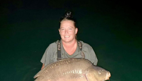 A carp from Golden Carp Lake, Apr 2024