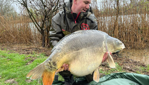 A carp from Golden Carp Lake, Apr 2024