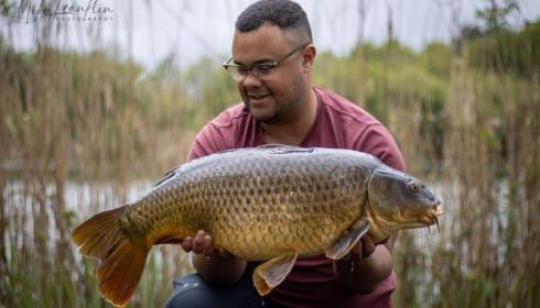 A 23 lb carp from Golden Carp Lake, Apr 2024
