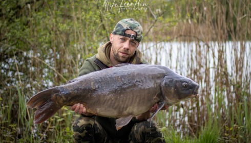 A 36 lb 4 oz carp from Golden Carp Lake, Apr 2024