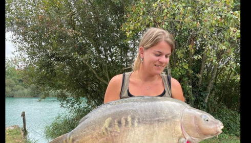 A carp from Golden Carp Lake, Aug 2023