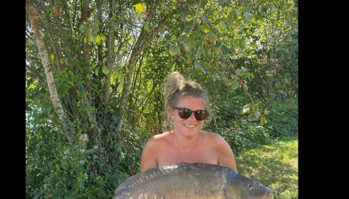 A carp from Golden Carp Lake, Aug 2023