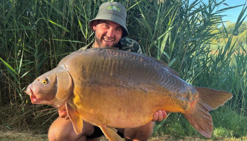 A carp from Golden Carp Lake, Jul 2025