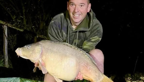 A carp from Golden Carp Lake, Sep 2024