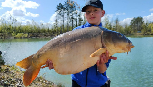 A carp from Grandes Cimes, Jan 2023