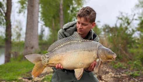 A carp from Grandes Cimes, Jan 2023