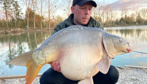 A carp from Grandes Cimes, Jan 2023