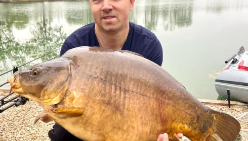 A carp from Grandes Cimes, Jan 2023