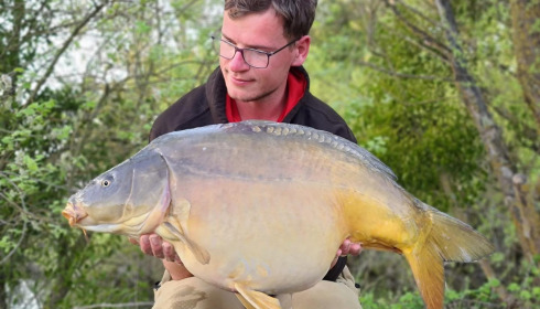A carp from Grandes Cimes, Jan 2024