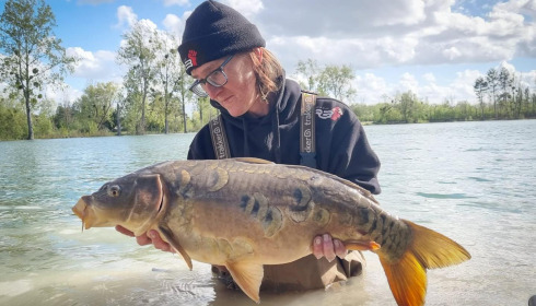 A carp from Grandes Cimes, Jan 2024