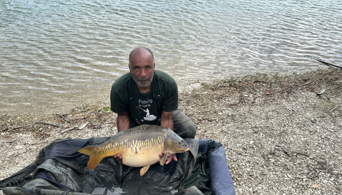 A 27 lb 4 oz fish from Grandes Cimes, Mirror carp, Jun 2025