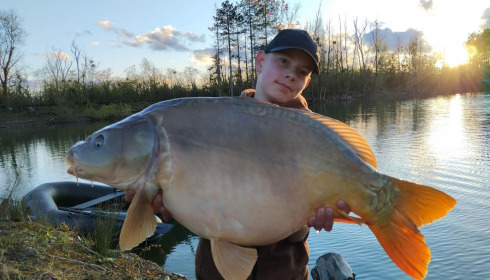 A carp from Grandes Cimes, Jan 2023