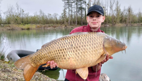 A carp from Grandes Cimes, Jan 2023