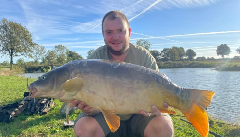 A carp from Heart Lake, Oct 2023