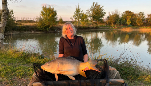 A 26 lb fish from Heart Lake, Biggest in the feederlake, Sep 2025