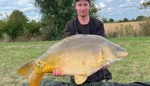 A carp from Heart Lake, Oct 2023