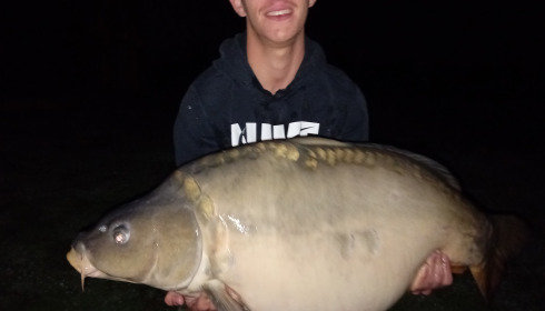 A 38 lb 7 oz fish from Heart Lake, Mirror, Sep 2024