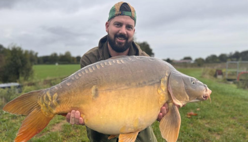 A carp from Heart Lake, Nov 2023
