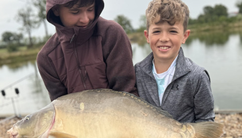 A 35 lb fish from Heart Lake, Brothers together 35lb, Sep 2024