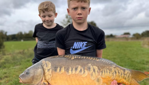 A carp from Heart Lake, Nov 2023